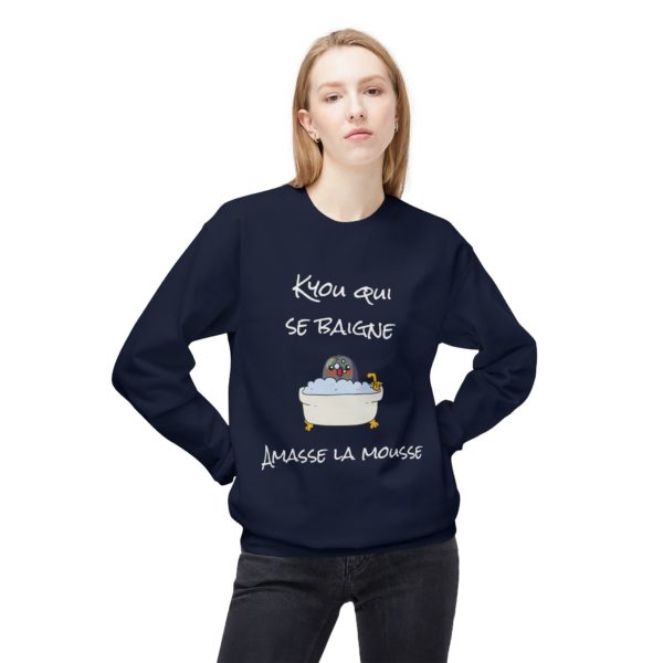 🛁 Sweatshirt "Kyou qui se baigne amasse la mousse" – Reste au chaud et accumule la bonne humeur ! – Image 15