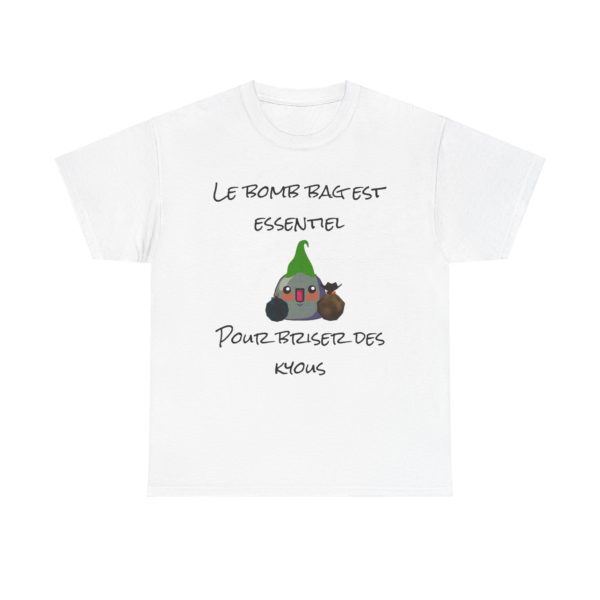 🎮 T-SHIRT "Le Bomb Bag est essentiel pour briser des Kyous" – Équipe-toi pour l’aventure ! – Image 33