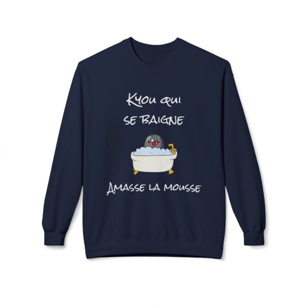 🛁 Sweatshirt "Kyou qui se baigne amasse la mousse" – Reste au chaud et accumule la bonne humeur ! – Image 13