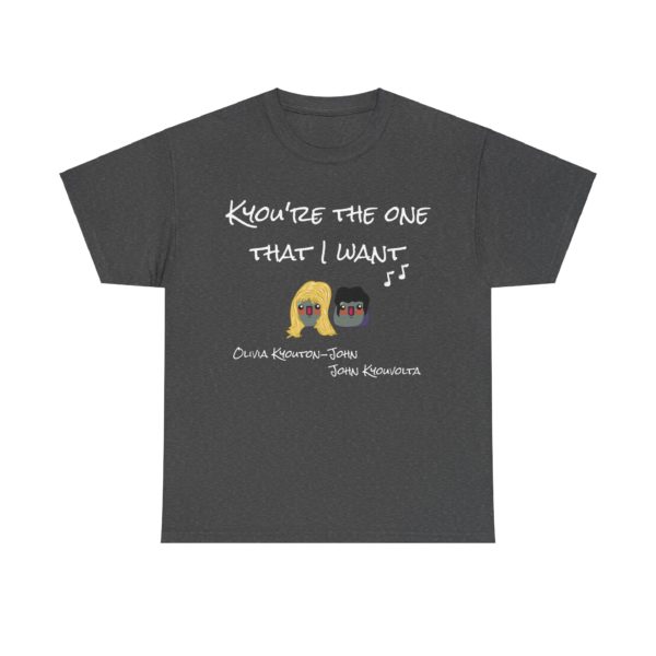 🎶 T-shirt Kyou’re the One That I Want – Humour & Nostalgie 🎤 – Image 17