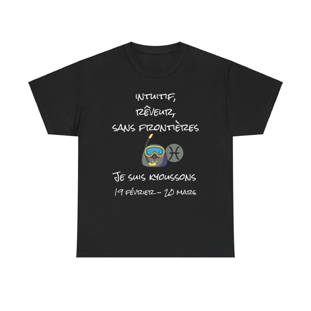 T-shirt Poissons Kyous – Signe astrologique du zodiaque