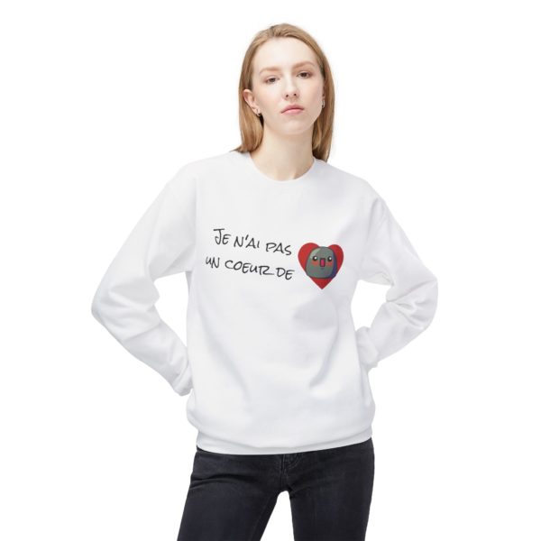 🧥 Sweatshirt "Je n’ai pas un cœur de Kyou" – Un grand cœur sous un sweat ultra-doux ! – Image 11