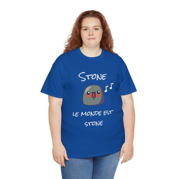 T-shirt "Stone, le monde est stone" – Un hommage culte en mode Kyou – Image 32