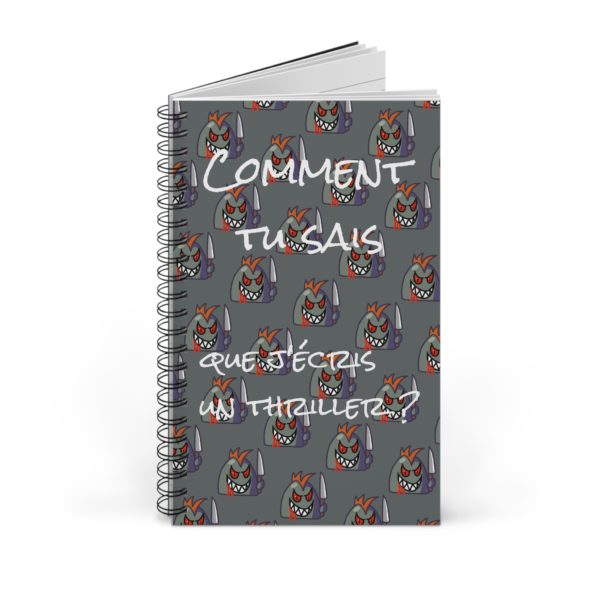 Carnet "Comment tu sais que j’écris un thriller ?" – Un carnet aussi mystérieux que toi ! 🔪📖 – Image 10