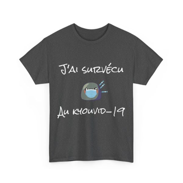 😷 T-shirt "J’ai survécu au Kyouvid-19" – L’humour en post-pandémie ! – Image 19