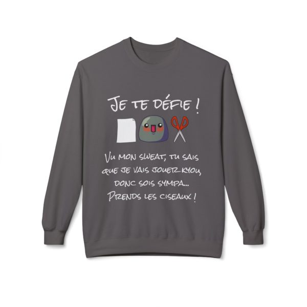 🖐️ Sweatshirt "Je te défie au Kyoufoumi !" – Le défi ultime du pierre-feuille-ciseaux revisité – Image 14