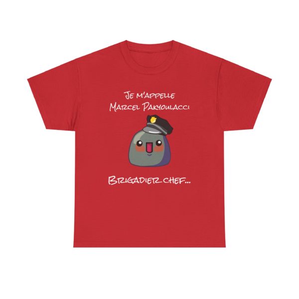 T-shirt "Marcel Pakyoulacci" – Brigadier-chef et agent de la paix avant tout ! – Image 7