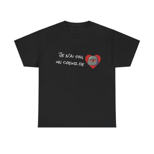 ❤️ T-shirt "Je n’ai pas un cœur de Kyou" – Pour les sensibles qui ont du style ! – Image 2
