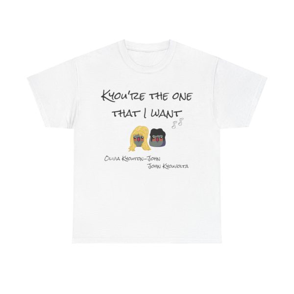 🎶 T-shirt Kyou’re the One That I Want – Humour & Nostalgie 🎤 – Image 29