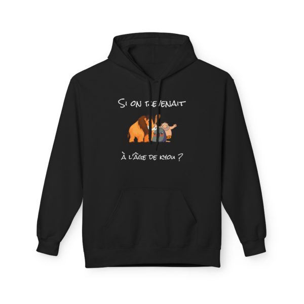 🦴 Hoodie "Si on revenait à l'âge de Kyou ?" – Pour un look préhistorique ultra cosy ! – Image 6