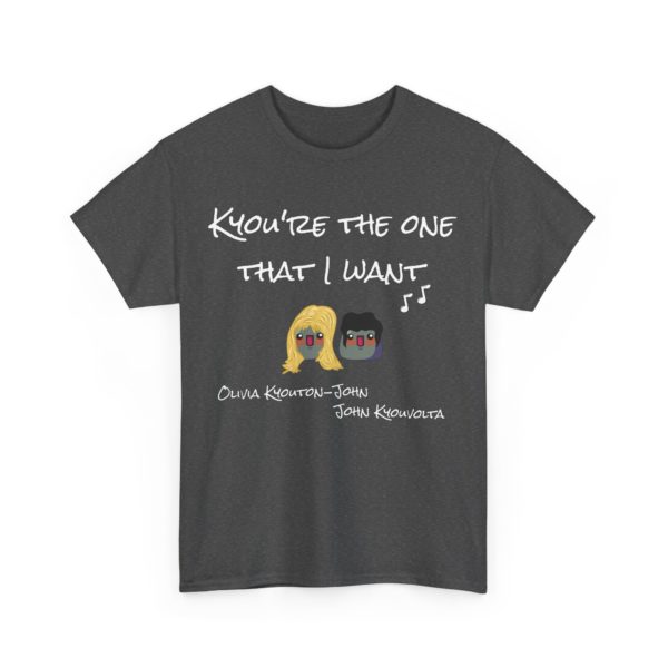 🎶 T-shirt Kyou’re the One That I Want – Humour & Nostalgie 🎤 – Image 19