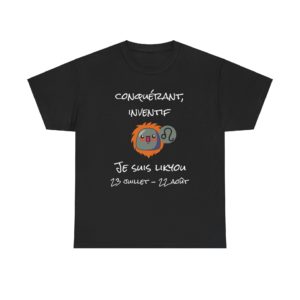 T-shirt Lion astrologie humour Les Kyous