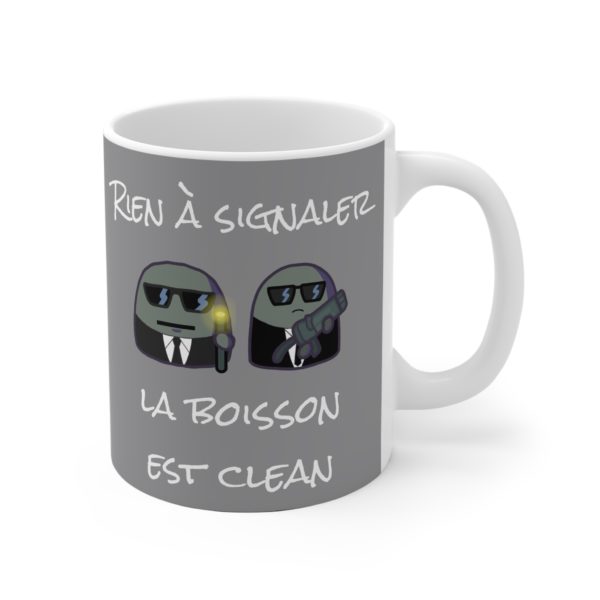 Mug "Menhirs Blacks" – Rien à signaler, la boisson est clean ! – Image 4