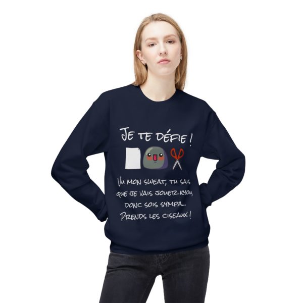🖐️ Sweatshirt "Je te défie au Kyoufoumi !" – Le défi ultime du pierre-feuille-ciseaux revisité – Image 9