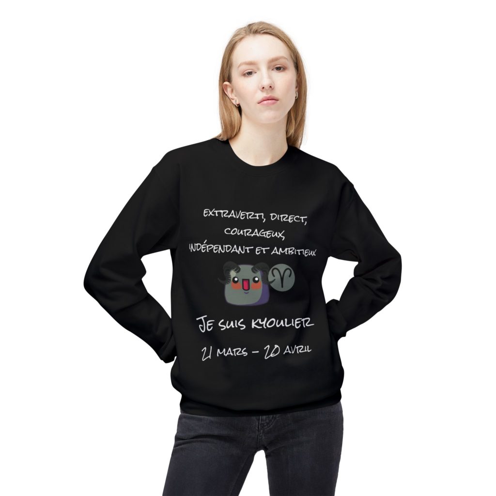 Sweatshirt Bélier astrologie et humour