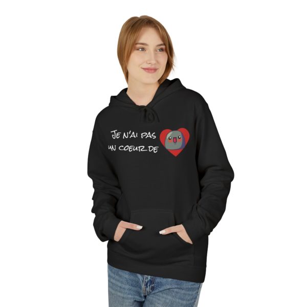 🧥 Hoodie "Je n’ai pas un cœur de Kyou" – Doux comme ton grand cœur ! – Image 5