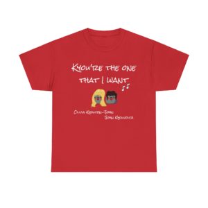 T-shirt humour Kyou Grease inspiration rétro