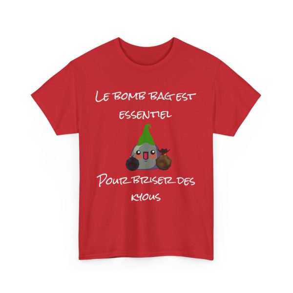 🎮 T-SHIRT "Le Bomb Bag est essentiel pour briser des Kyous" – Équipe-toi pour l’aventure ! – Image 19