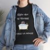 🛁 T-shirt "Kyou qui se baigne amasse la mousse" – L’expression culte revisitée ! – Image 6
