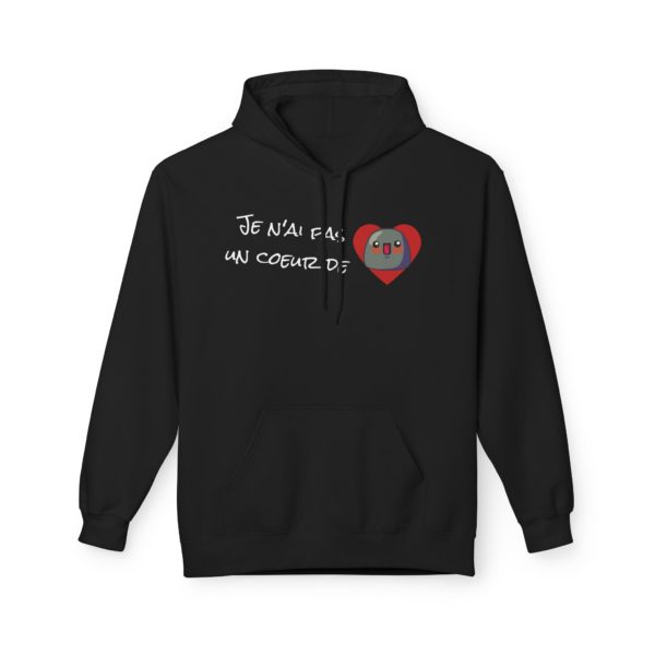🧥 Hoodie "Je n’ai pas un cœur de Kyou" – Doux comme ton grand cœur ! – Image 6