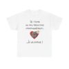 T-shirt "Je t'aime un peu, beaucoup, pakyounnément…" – Déclare tes sentiments avec style ! – Image 29