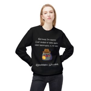 Sweatshirt Happy Kyous inspiré de Pharrell Williams
