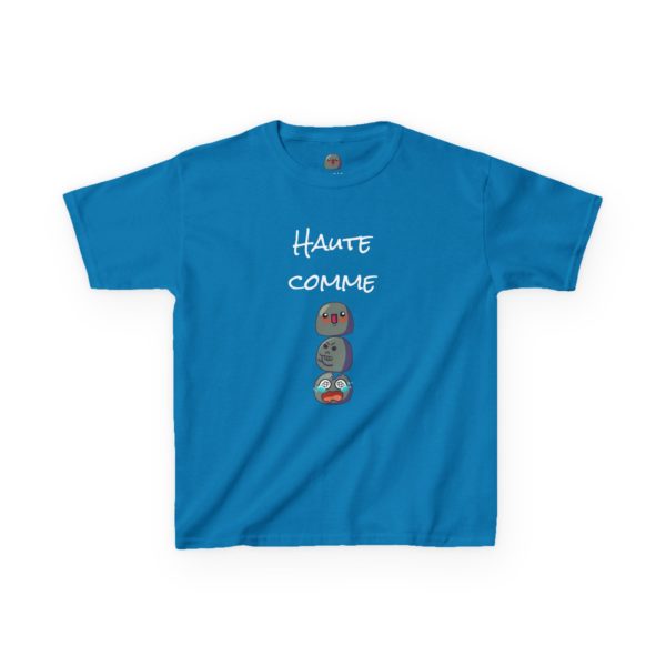 T-shirt enfant "Haute comme 3 Kyous" – Grandir avec style et fun ! – Image 3