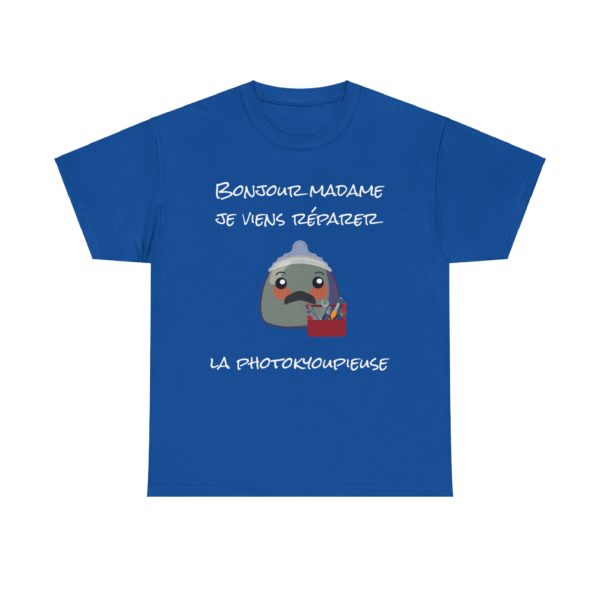 T-shirt "Bonjour madame, je viens réparer la photokyoupieuse" – Un classique du cinéma... d’entreprise ! – Image 27