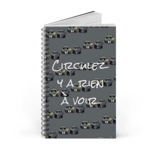 📖 Carnet A5 "Circulez, y a rien à voir" – Menhirs Blacks en mission secrète ! 🕶️🔦 – Image 10