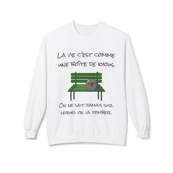 Sweatshirt "La vie, c'est comme une boîte de Kyous" – Une surprise à chaque instant ! 🎁 – Image 13