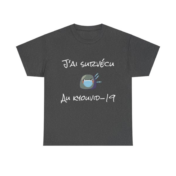 😷 T-shirt "J’ai survécu au Kyouvid-19" – L’humour en post-pandémie ! – Image 17