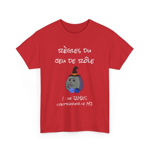 T-shirt "Règles du jeu de rôle" – Le barde n’a pas respecté la règle… RIP 🎲 – Image 21