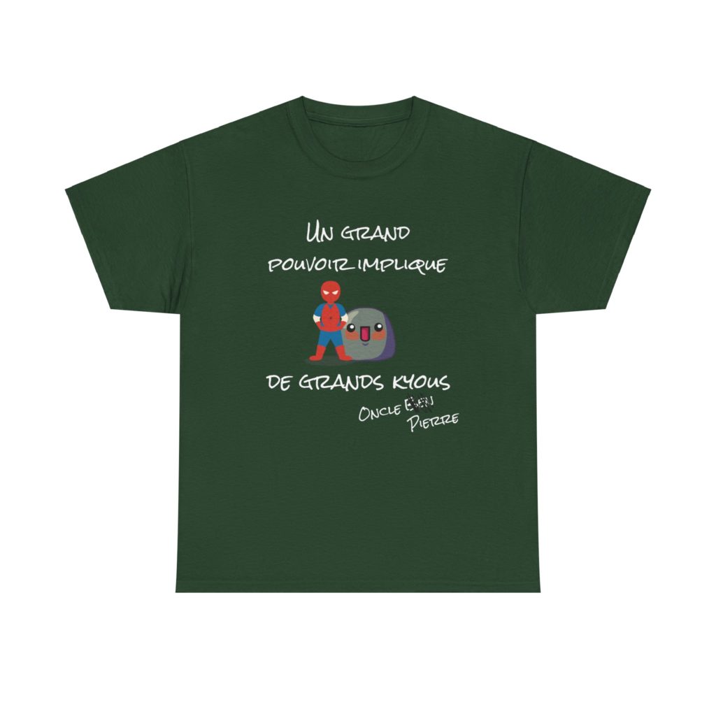 T-shirt humoristique super-héros citation détournée