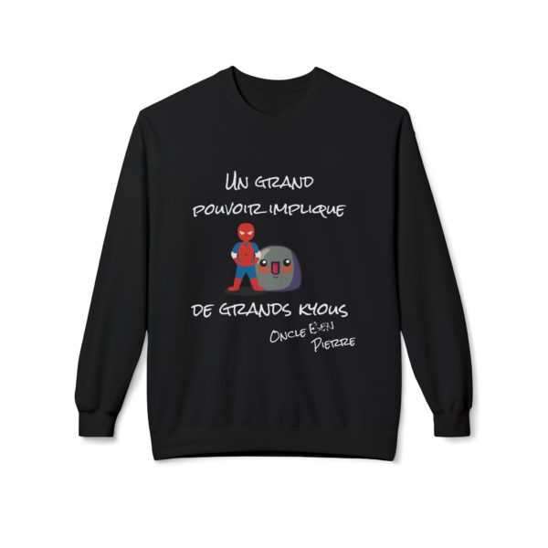 Sweat humoristique geek citation détournée super-héros