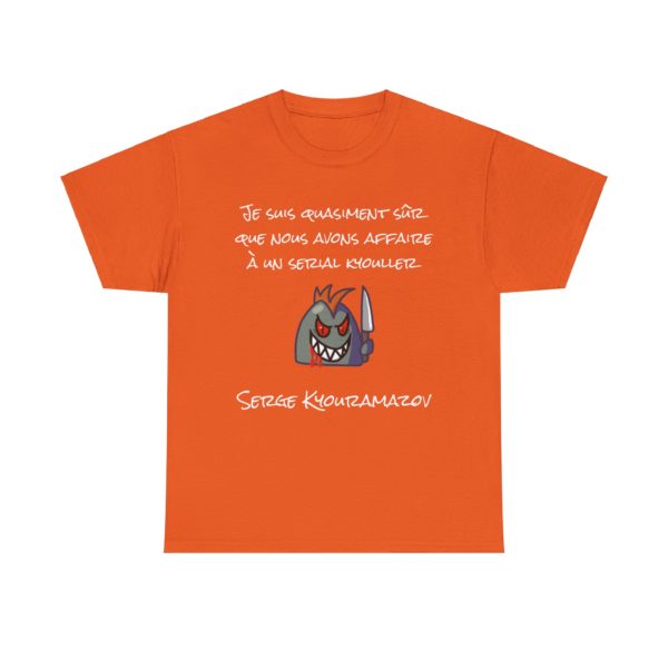 🩸 T-SHIRT "Je suis quasiment sûr que nous avons affaire à un serial Kyouller !" – Humour noir et style culte ! – Image 5