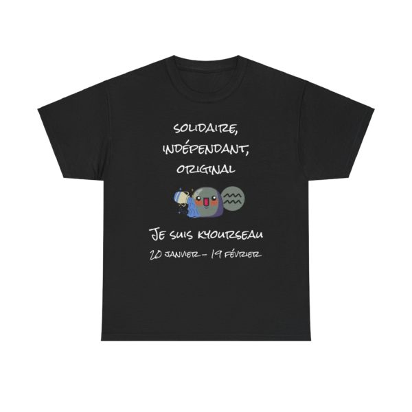 T-shirt Verseau Kyous – Signe astrologique du zodiaque