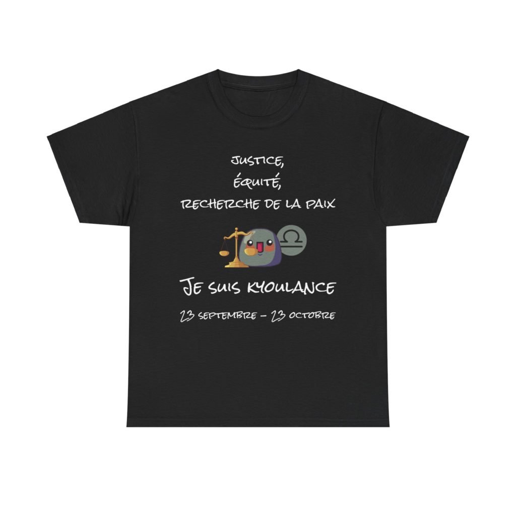 T-shirt astrologie Balance humour Les Kyous