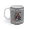 Mug "Ne pas me parler avant mon café" – Un avertissement à prendre au sérieux ! – Image 2