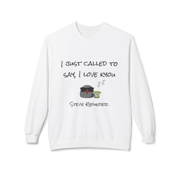 🎶 Sweatshirt "I Just Called to Say I Love Kyou" – Un câlin en musique ! – Image 13