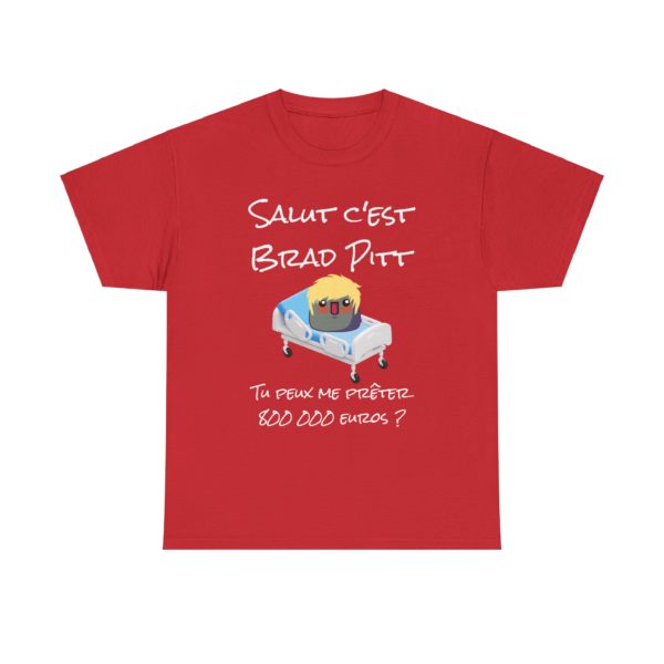 T-shirt "Salut c'est Brad Pitt" – L'arnaque du siècle sur un t-shirt ! – Image 11