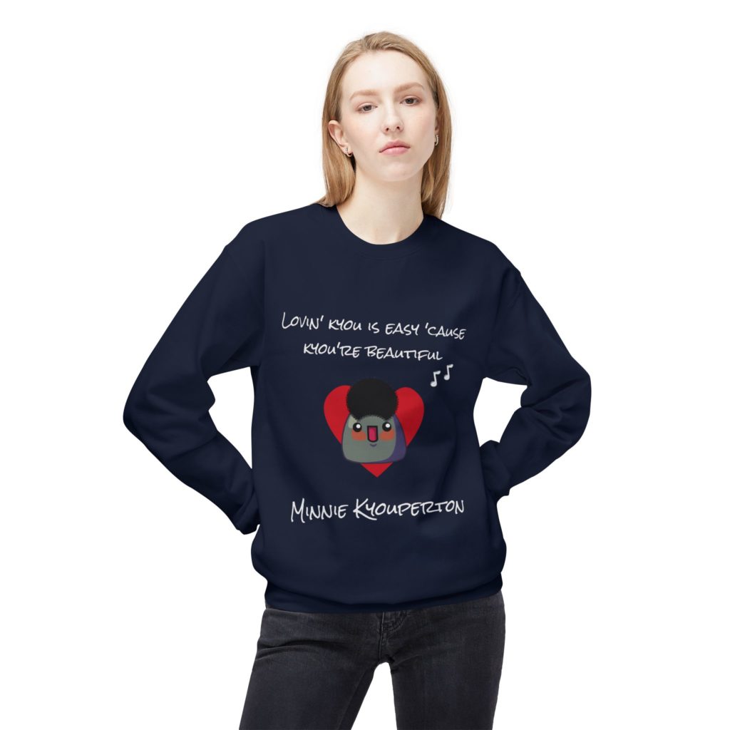 Sweatshirt humoristique Lovin' Kyou, inspiré de Minnie Riperton