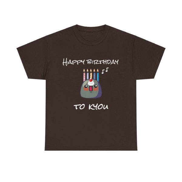 T-shirt humoristique Happy Birthday to Kyou, parfait pour un anniversaire fun