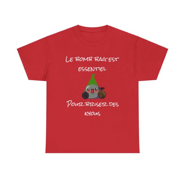 🎮 T-SHIRT "Le Bomb Bag est essentiel pour briser des Kyous" – Équipe-toi pour l’aventure ! – Image 17