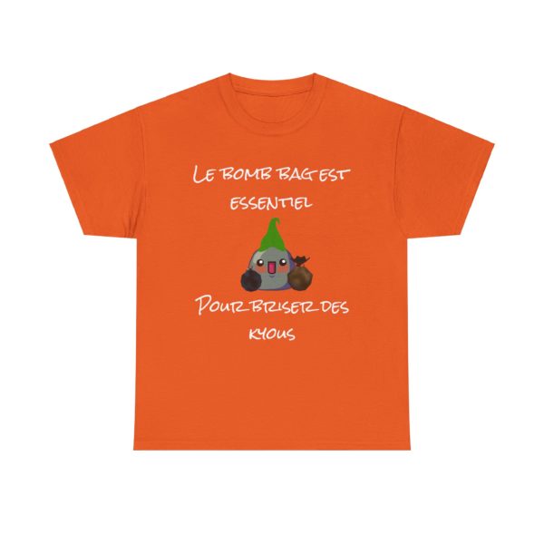 🎮 T-SHIRT "Le Bomb Bag est essentiel pour briser des Kyous" – Équipe-toi pour l’aventure ! – Image 21
