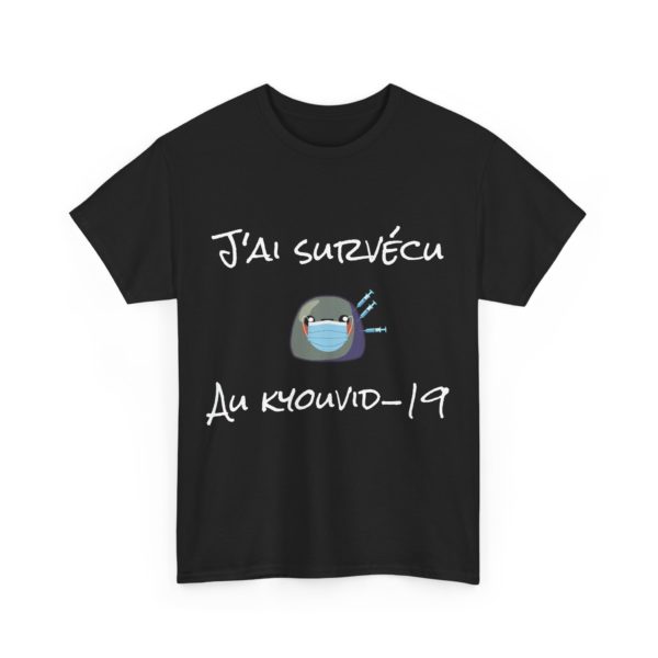 😷 T-shirt "J’ai survécu au Kyouvid-19" – L’humour en post-pandémie ! – Image 31