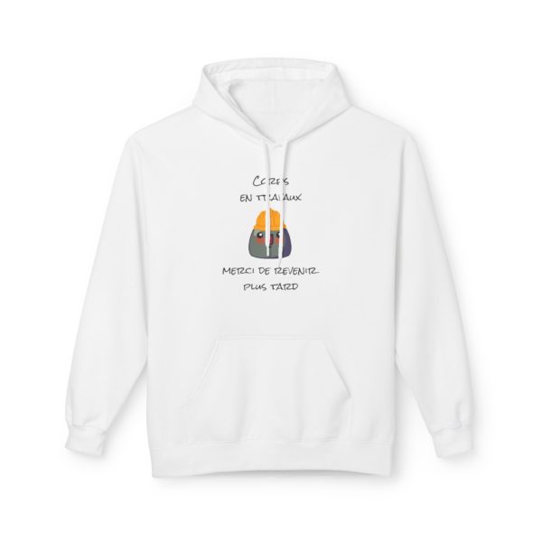 🚧 Hoodie "Corps en Travaux" – Transformation en cours, patience requise ! – Image 9