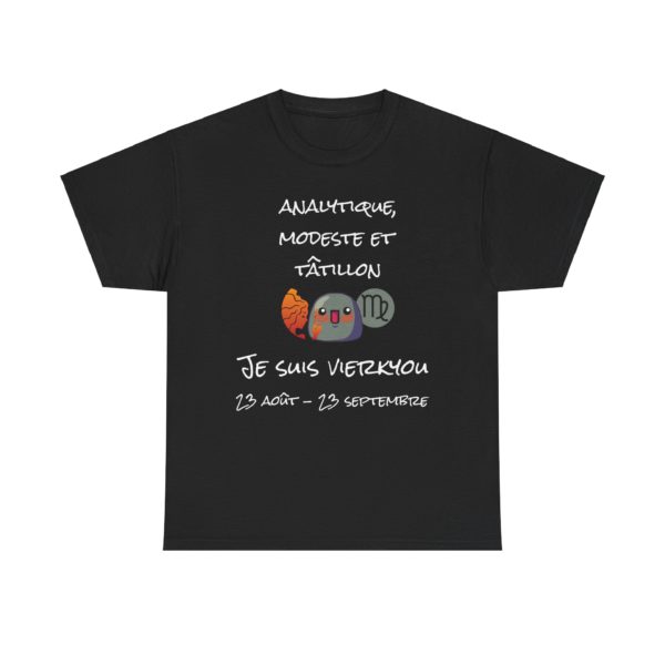 T-shirt astrologie Vierge humour Les Kyous