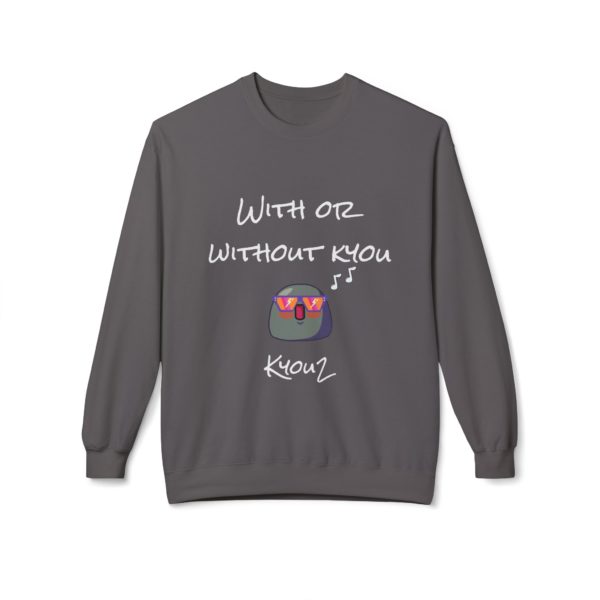🎶 Sweatshirt "With or Without Kyou" – Rock, confort et humour réunis ! – Image 10