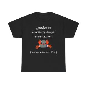 T-shirt humour crabe Fais un Kyou de Côté