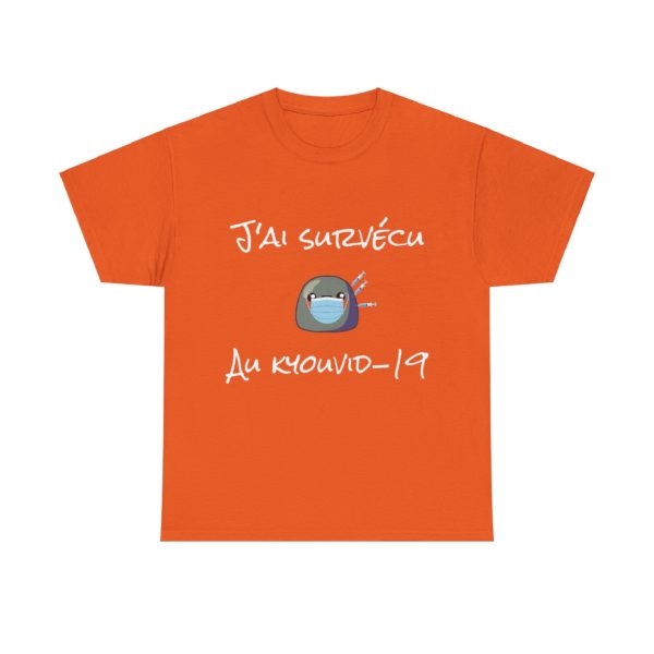 😷 T-shirt "J’ai survécu au Kyouvid-19" – L’humour en post-pandémie ! – Image 5